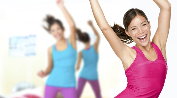 Fitness dance zumba class